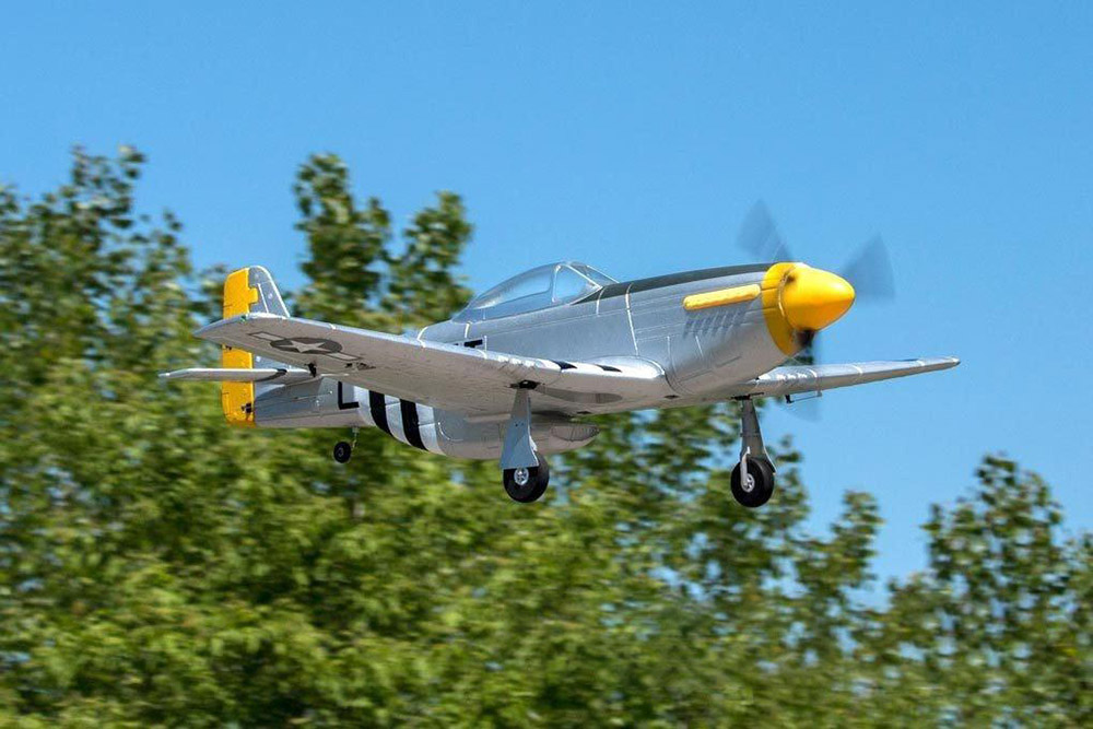 Dynam-P-51D-Mustang-V2-SilverRed-1200mm-12m-Wingspan-EDF-EPO-RC-Airplane-PNP-With-Flaps-1772405-7