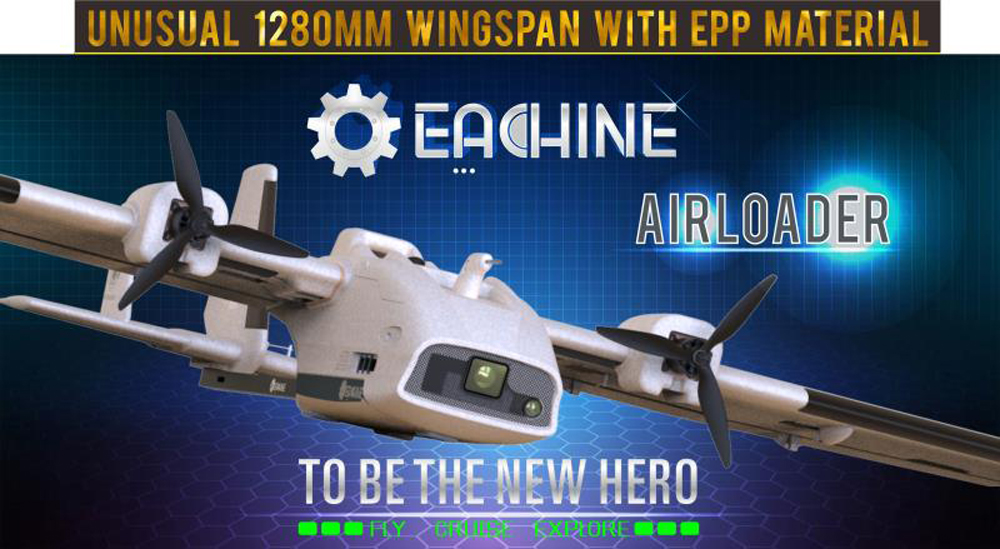 Eachine-Airloader-1280mm-Wingspan-Twin-Motor-Three-Motor-EPP-Ultra-Long-Range-FPV-Plane-RC-Airplane--1735140-1