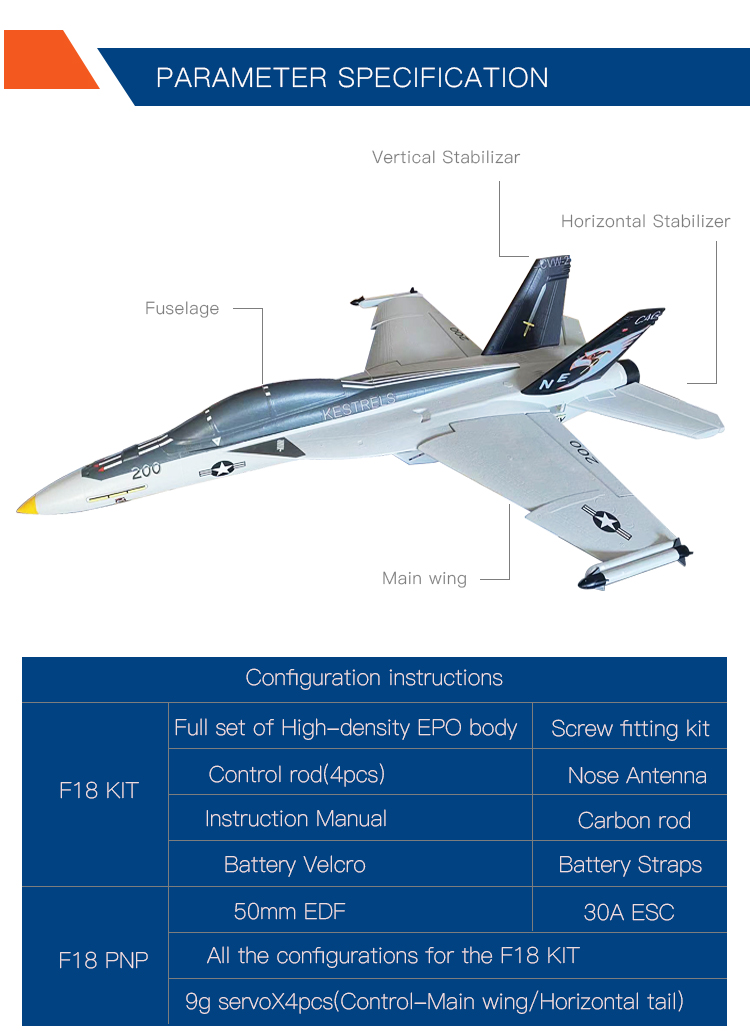 Eachine-F-18-F18-588mm-Wingspan-50mm-EDF-Jet-EPO-RC-Airplane-KITPNP-1920380-2