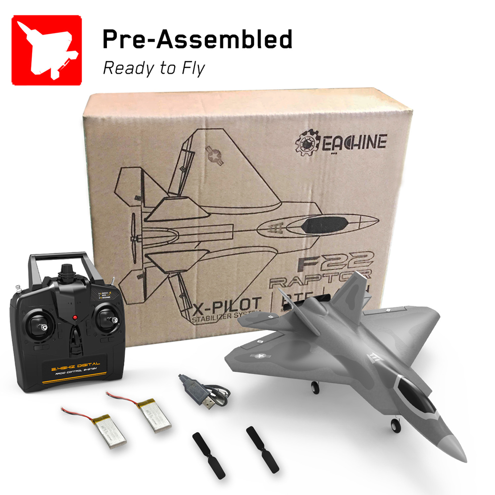 Eachine-Mini-F22-Raptor-EPP-260mm-Wingspan-24G-4CH-6-Axis-Gyro-RC-Airplane-Jet-Trainer-Warbird-Fixed-1608133-10