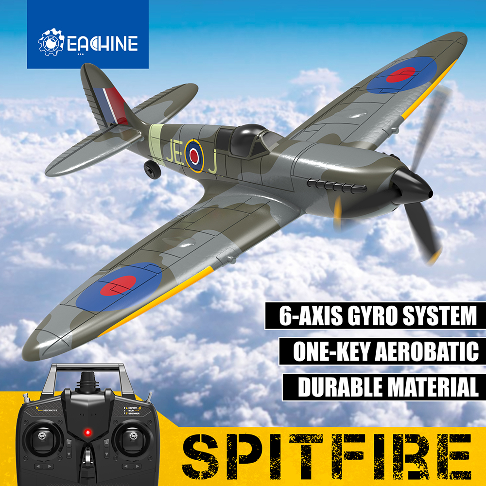 Eachine-Spitfire-24GHz-EPP-400mm-Wingspan-6-Axis-Gyro-One-Key-U-Turn-Aerobatic-Mini-RC-Airplane-RTF--1913501-2