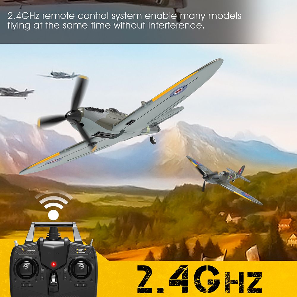 Eachine-Spitfire-24GHz-EPP-400mm-Wingspan-6-Axis-Gyro-One-Key-U-Turn-Aerobatic-Mini-RC-Airplane-RTF--1913501-3