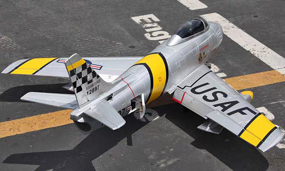 F86-Sabre-1100mm-Wingspan-70mm-EDF-Jet-Warbird-RC-Airplane-Kit-with-Electric-Landing-Gear-1730827-4
