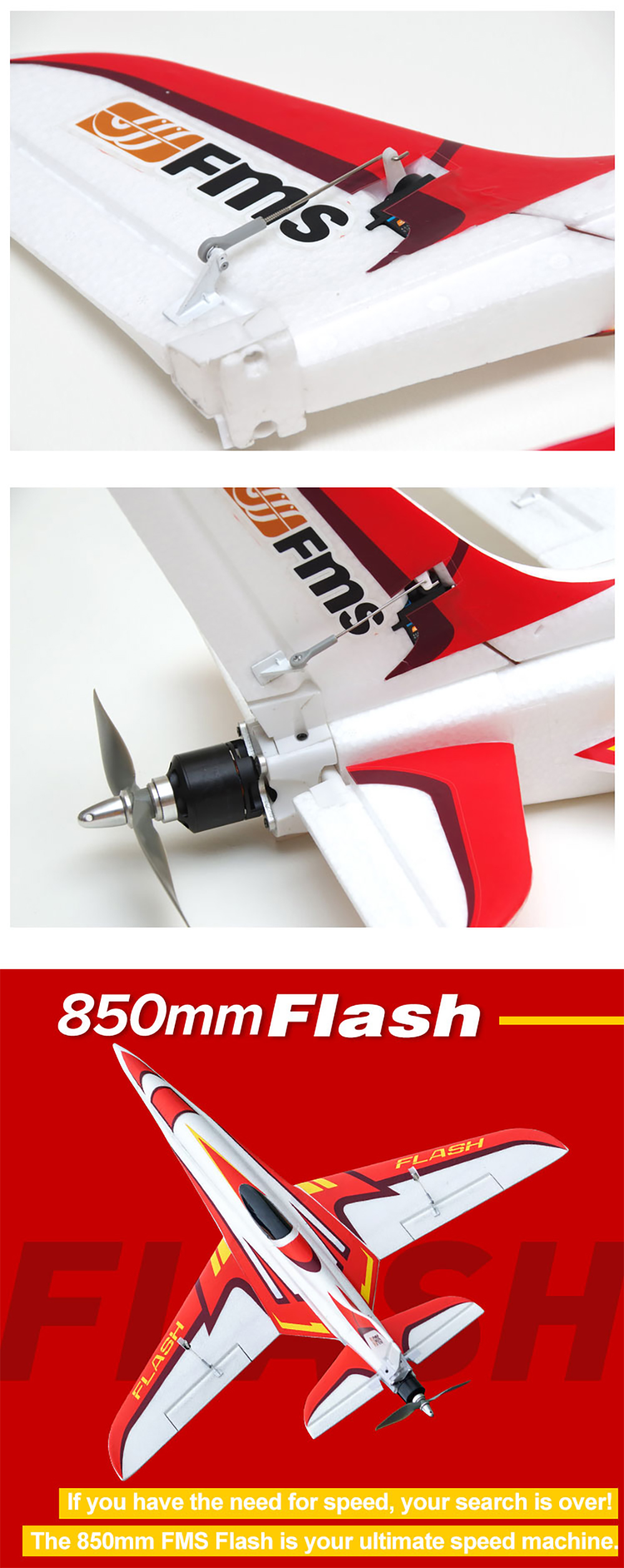 FMS-850mm-Wingspan-Flash-High-Speed-180kmh-4S-Racer-EPO-RC-Airplane-PNP-with-Reflex-Stabilizer-Fligh-1774714-12