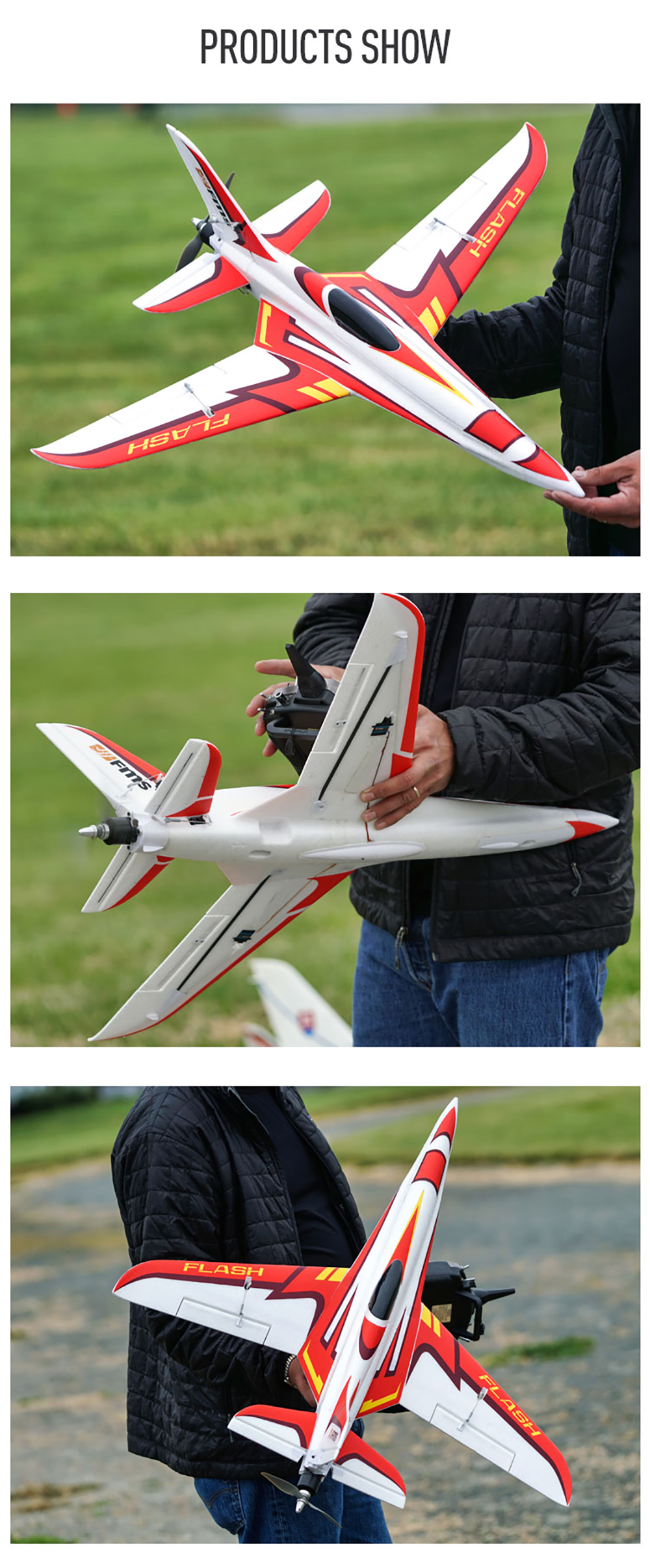 FMS-850mm-Wingspan-Flash-High-Speed-180kmh-4S-Racer-EPO-RC-Airplane-PNP-with-Reflex-Stabilizer-Fligh-1774714-5