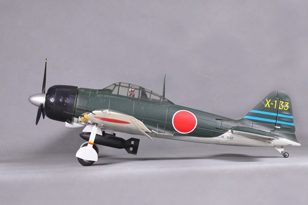 FMS-A6M-Zero-1400mm-551quot-Wingspan-Green-RC-Airplane-PNP-1786934-15