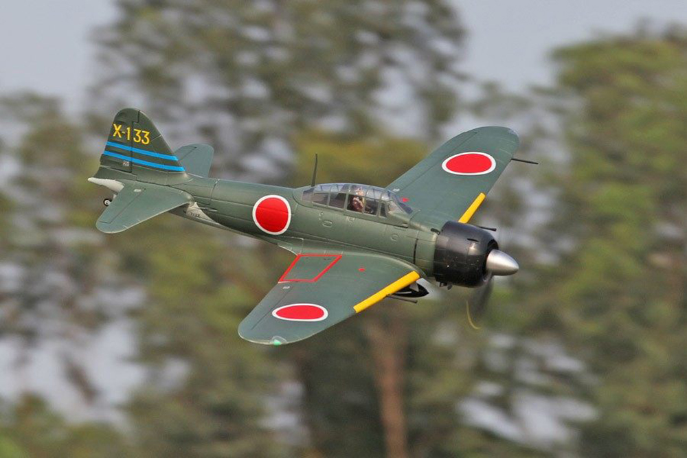 FMS-A6M-Zero-1400mm-551quot-Wingspan-Green-RC-Airplane-PNP-1786934-6