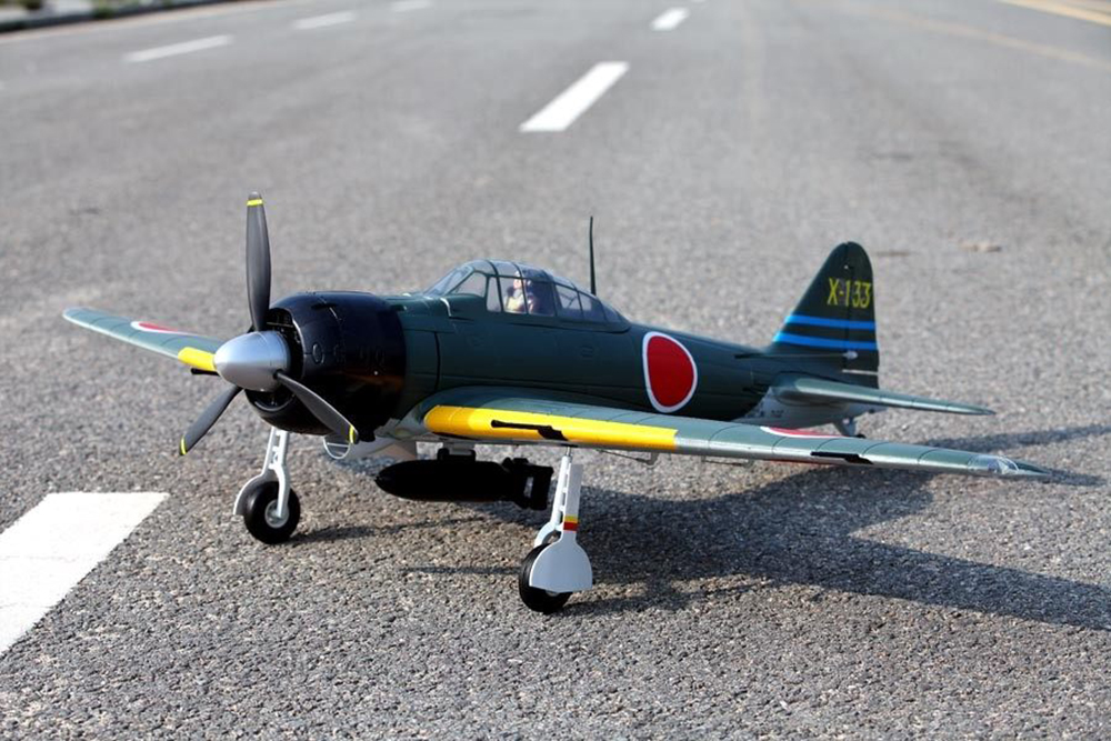 FMS-A6M-Zero-1400mm-551quot-Wingspan-Green-RC-Airplane-PNP-1786934-7