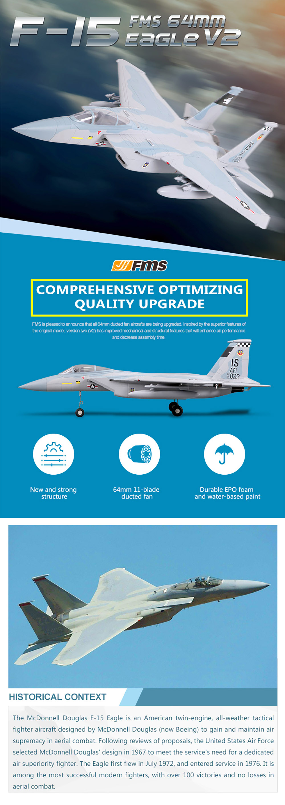 FMS-F15-Eagle-V2-715mm-Wingspan-64mm-Ducted-Fan-Aircrafts-EPO-RC-Airplane-PNP-1773282-1