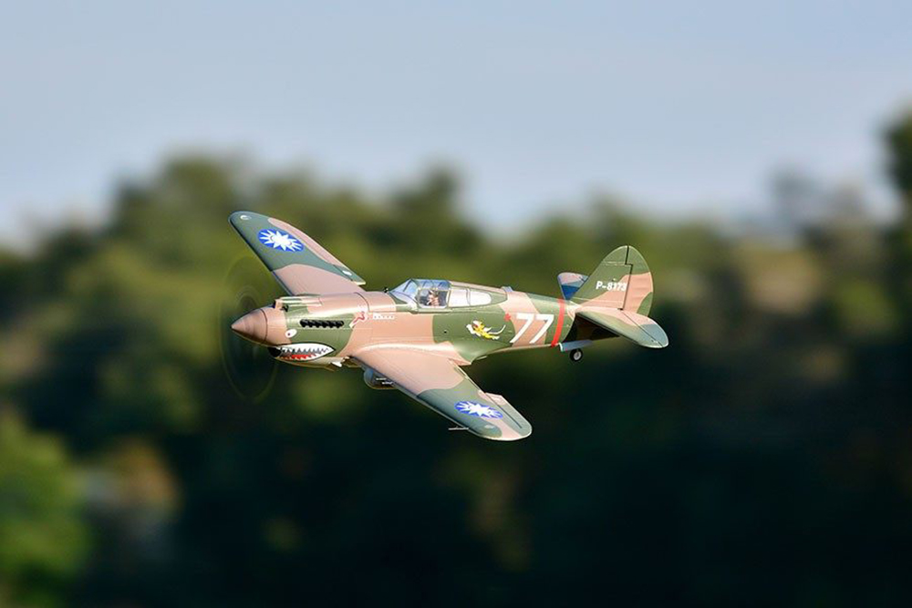FMS-P-40B-Flying-Tiger-980mm-386quot-Wingpspan-Warbird-EPO-RC-Airplane-PNP-1788490-5