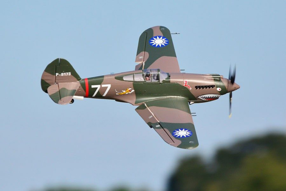 FMS-P-40B-Flying-Tiger-980mm-386quot-Wingpspan-Warbird-EPO-RC-Airplane-PNP-1788490-8