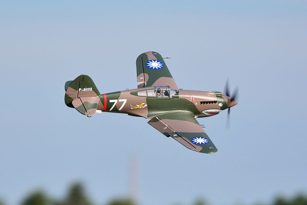 FMS-P-40B-Flying-Tiger-980mm-386quot-Wingpspan-Warbird-EPO-RC-Airplane-PNP-1788490-9