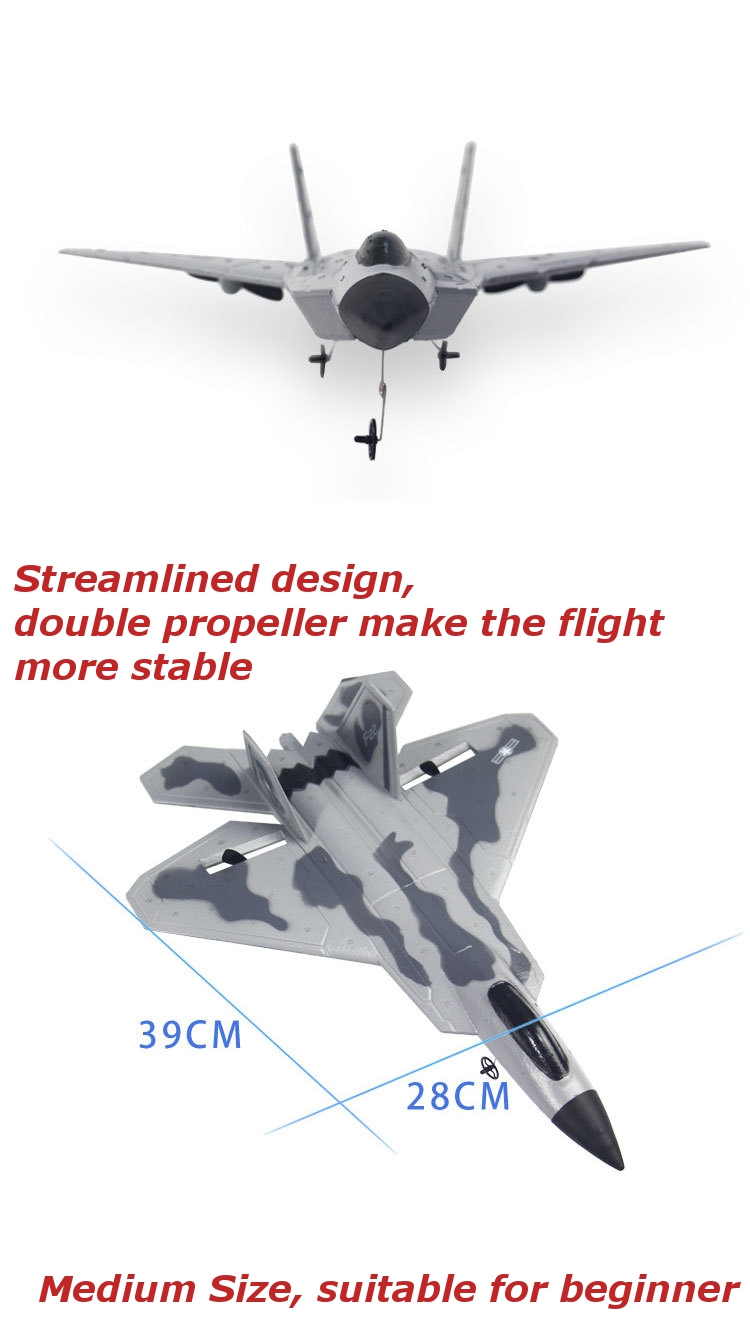 FX-822-F22-EPP-Ready-to-Fly-280mm-Wingspan-24GHz-2CH-RC-Aircraft-RTF-1391144-3