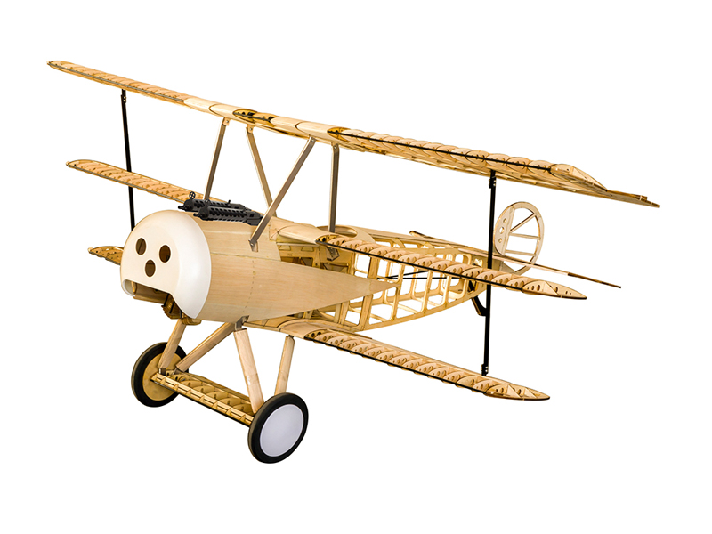 Fokker-DrI-1540mm-Wingspan-Balsa-Wood-Triplane-Warbird-RC-Airplane-1278860-1