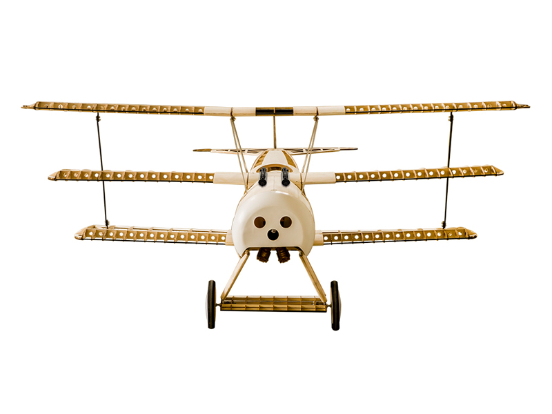 Fokker-DrI-1540mm-Wingspan-Balsa-Wood-Triplane-Warbird-RC-Airplane-1278860-3