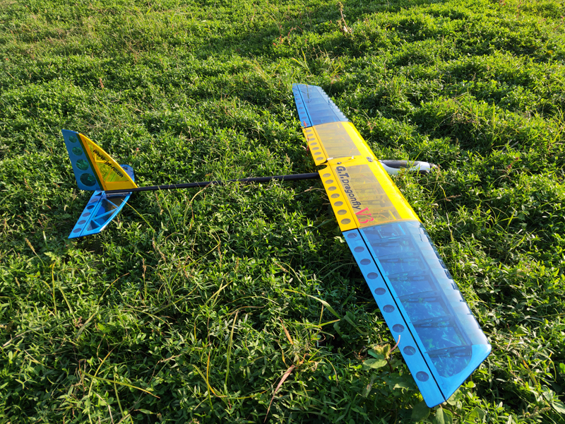 GTRC-GT1500-V3-Dragonfly-1500mm-Wingspan-Blasa-Wood-RC-Airplane-Glider-With-Flaps-KITPNP-1839725-3