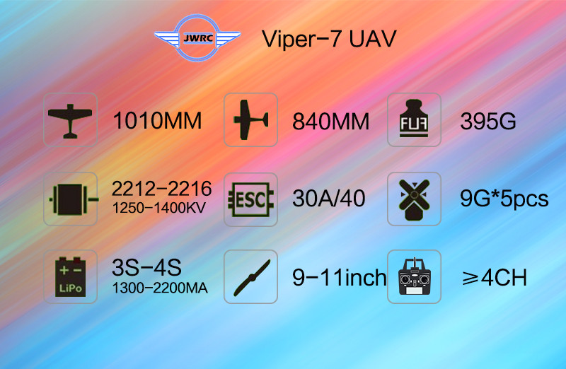 JWRC-Viper-7-UAV-1010mm-Wingspan-Balsa-Wood-FPV-RC-Airplane-KIT-1901981-1