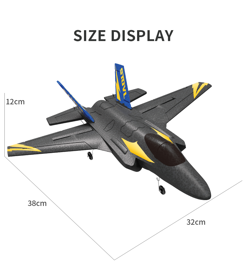 KFPLANE-KF605-F35-Fighter-24G-4CH-6-Axis-Gyroscope-Automatic-Balance-360deg-Rollover-EPP-RC-Glider-A-1845018-17