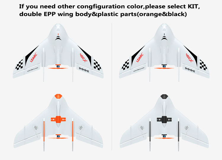 KINGKONGLDARC-TINY-WING-450X-431mm-Wingspan-EPP-FPV-RC-Airplane-Flying-Wing-Delta-Wing-PNP-With-Flig-1473626-8