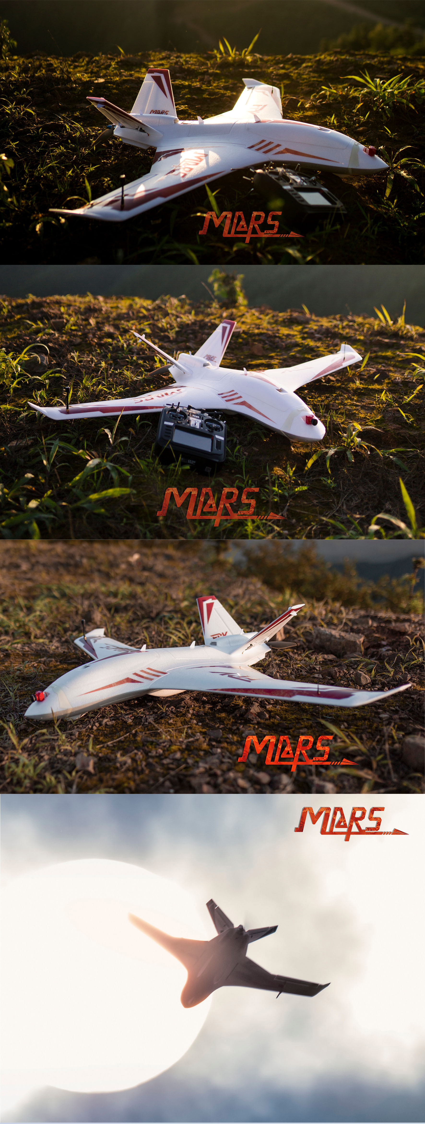 MARS-1200mm-Wingspan-EPP-Quick-released-V-Tail-FPV-Flying-Wing-RC-Airplane-KITPNP-1883831-2