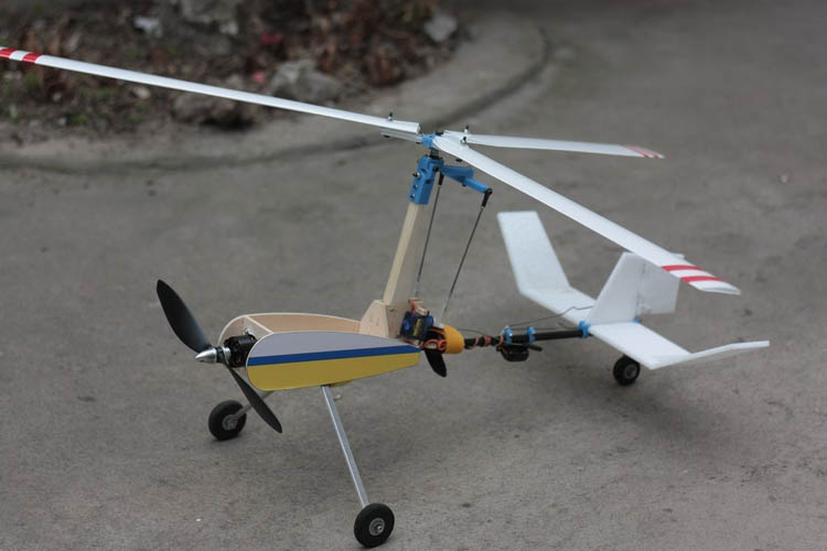 New-Luobo-V2S-Dual-Operation-Autogyro-Gyroplane-Airplane-Model-KIT-1098393-2