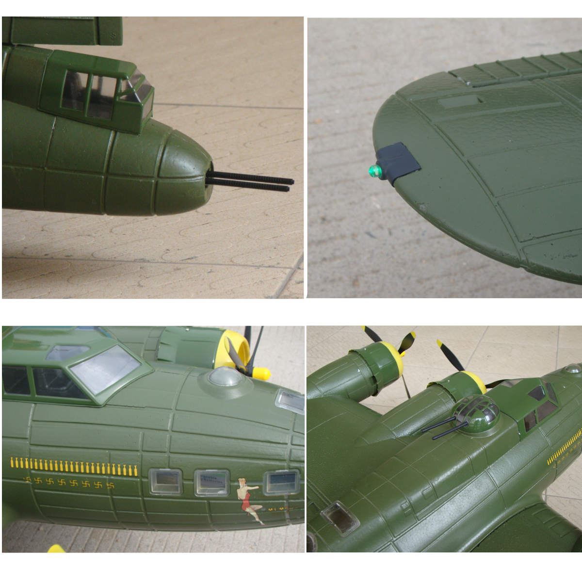 QTMODEL-B-17-Bomber-1830mm-Wingspan-Airplane-EPO-Warbird-RC-Aircraft-KITPNP-1716305-10