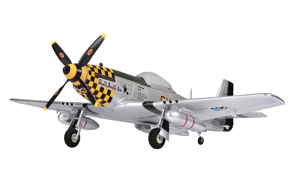 TOP-RC-HOBBY-P51-Mustang-Yellow-750mm-Wingspan-EPO-RC-Airplane-Warbird-KIT-1895218-4
