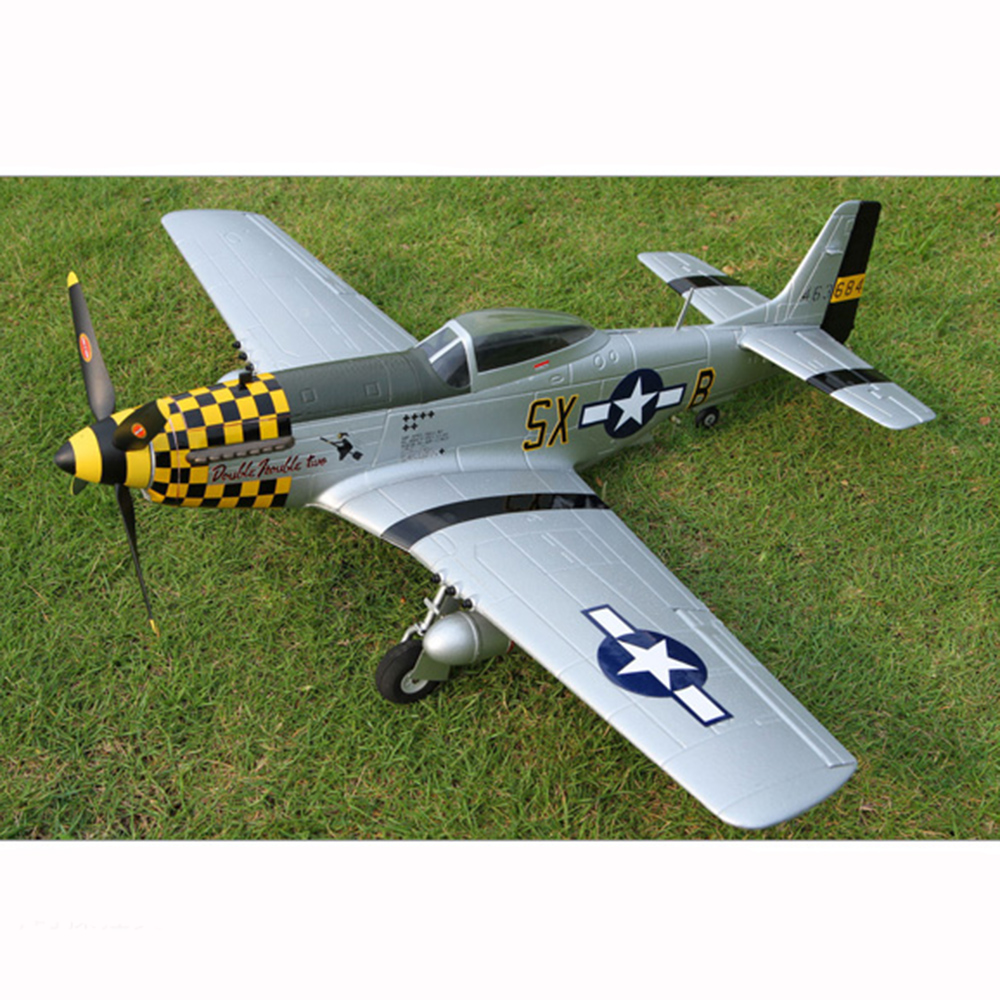 TOP-RC-HOBBY-P51-Mustang-Yellow-750mm-Wingspan-EPO-RC-Airplane-Warbird-KIT-1895218-6