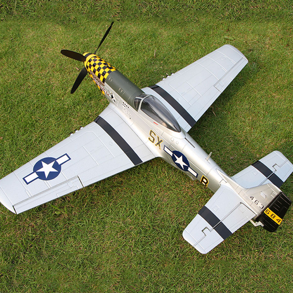 TOP-RC-HOBBY-P51-Mustang-Yellow-750mm-Wingspan-EPO-RC-Airplane-Warbird-KIT-1895218-7