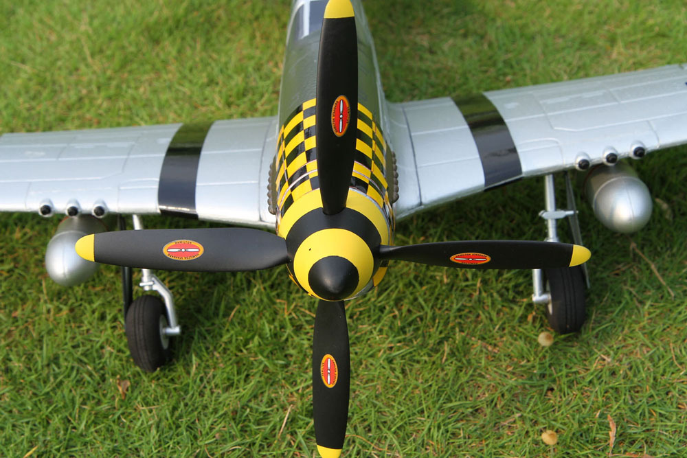 TOP-RC-HOBBY-P51-Mustang-Yellow-750mm-Wingspan-EPO-RC-Airplane-Warbird-KIT-1895218-9