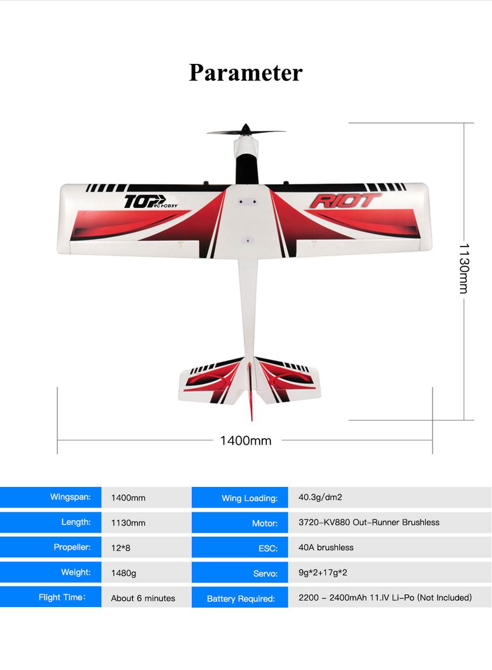 TOPRC-Hobby-RIOT-1400mm-Wingspan-EPO-Practice-Sport-Plane-RC-Airplane-PNP-for-Trainer-Beginners-1736767-1