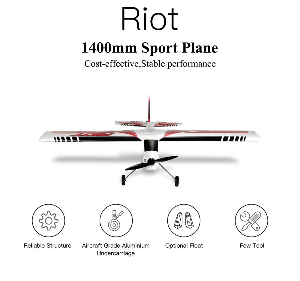 TOPRC-Hobby-RIOT-1400mm-Wingspan-EPO-Practice-Sport-Plane-RC-Airplane-PNP-for-Trainer-Beginners-1736767-2