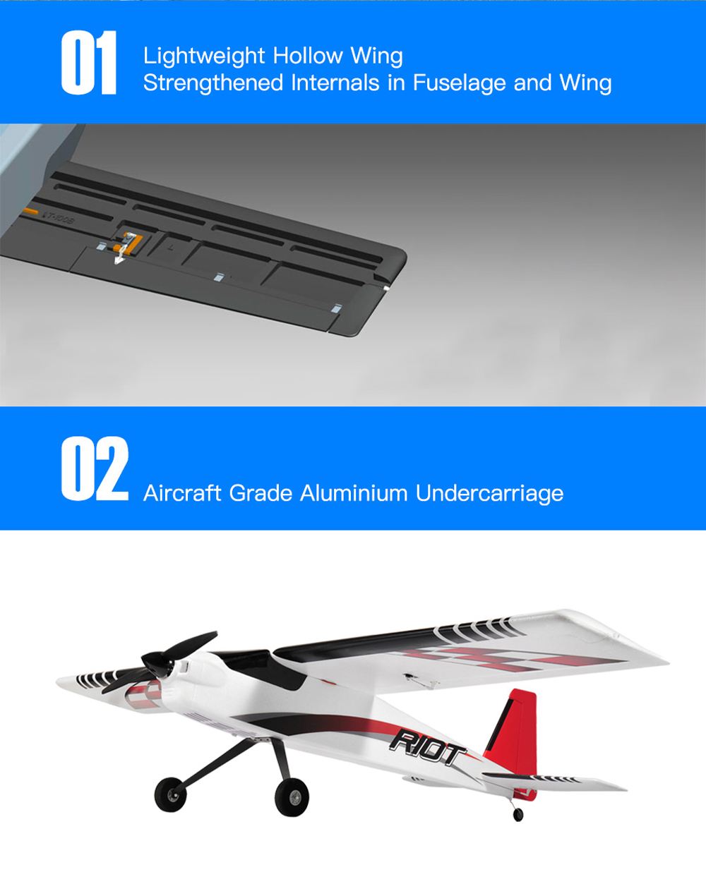 TOPRC-Hobby-RIOT-1400mm-Wingspan-EPO-Practice-Sport-Plane-RC-Airplane-PNP-for-Trainer-Beginners-1736767-5
