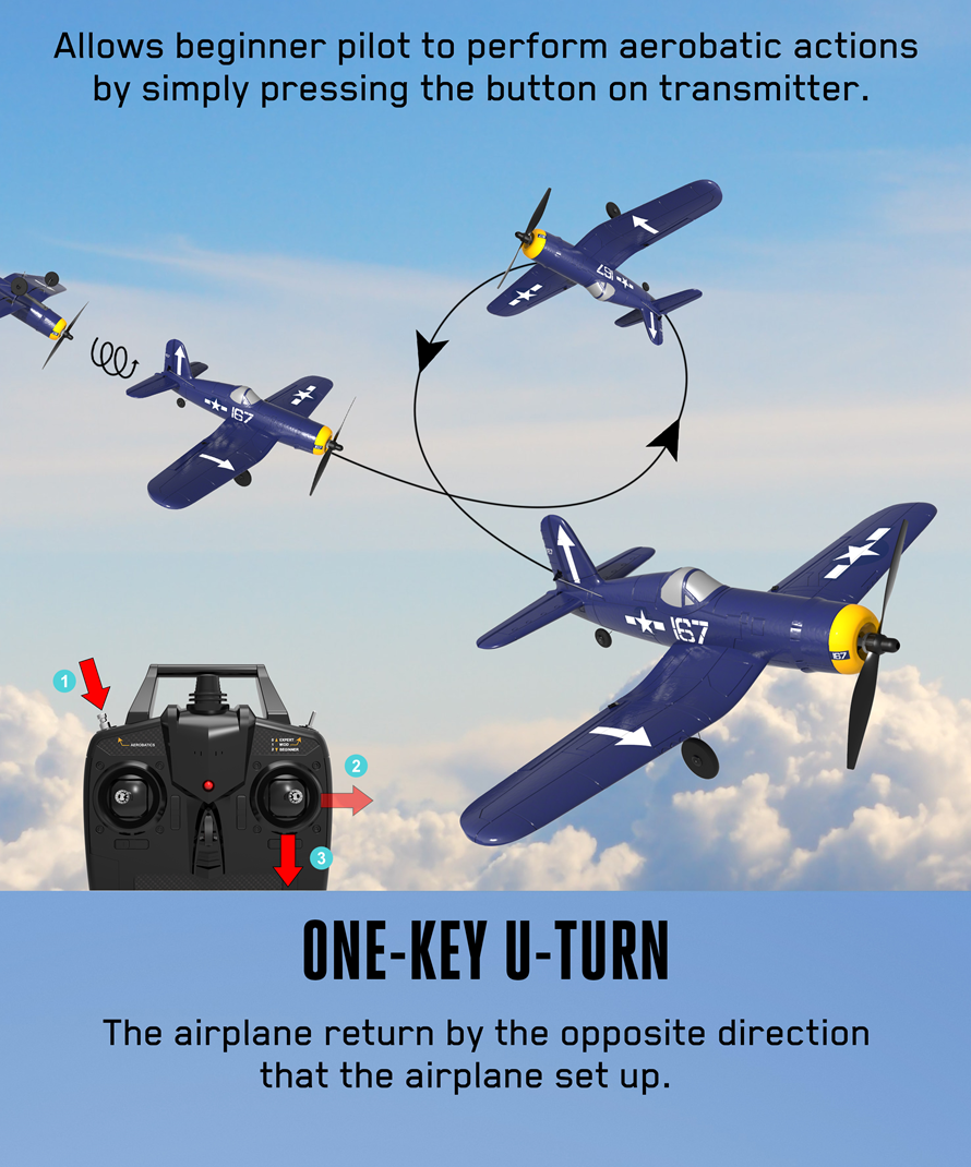 Three-batteries-Eachine-Mini-F4U-EPP-400mm-Wingspan-24G-6-Axis-Gyro-One-Key-Return-Aerobatic-Indoor--1775511-3