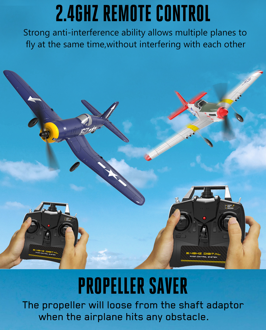 Three-batteries-Eachine-Mini-F4U-EPP-400mm-Wingspan-24G-6-Axis-Gyro-One-Key-Return-Aerobatic-Indoor--1775511-5