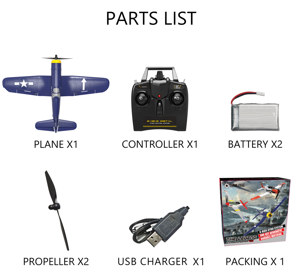 Three-batteries-Eachine-Mini-F4U-EPP-400mm-Wingspan-24G-6-Axis-Gyro-One-Key-Return-Aerobatic-Indoor--1775511-10
