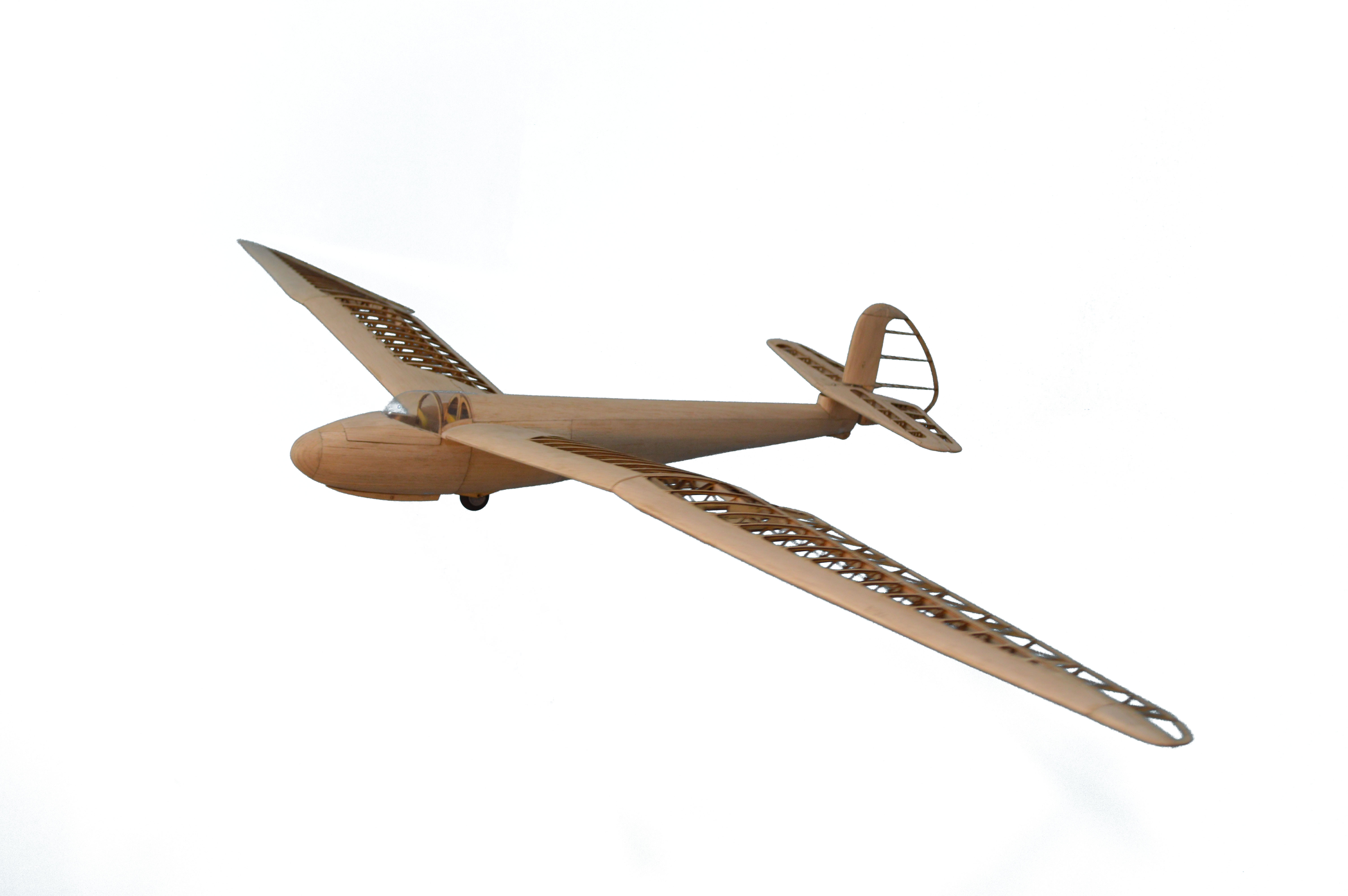 Tony-Rays-AeroModel-Minimoa-1422mm-Wingspan-112-Scale-Balsa-Wood-Laser-Cut-RC-Airplane-Glider-KIT-1802443-2