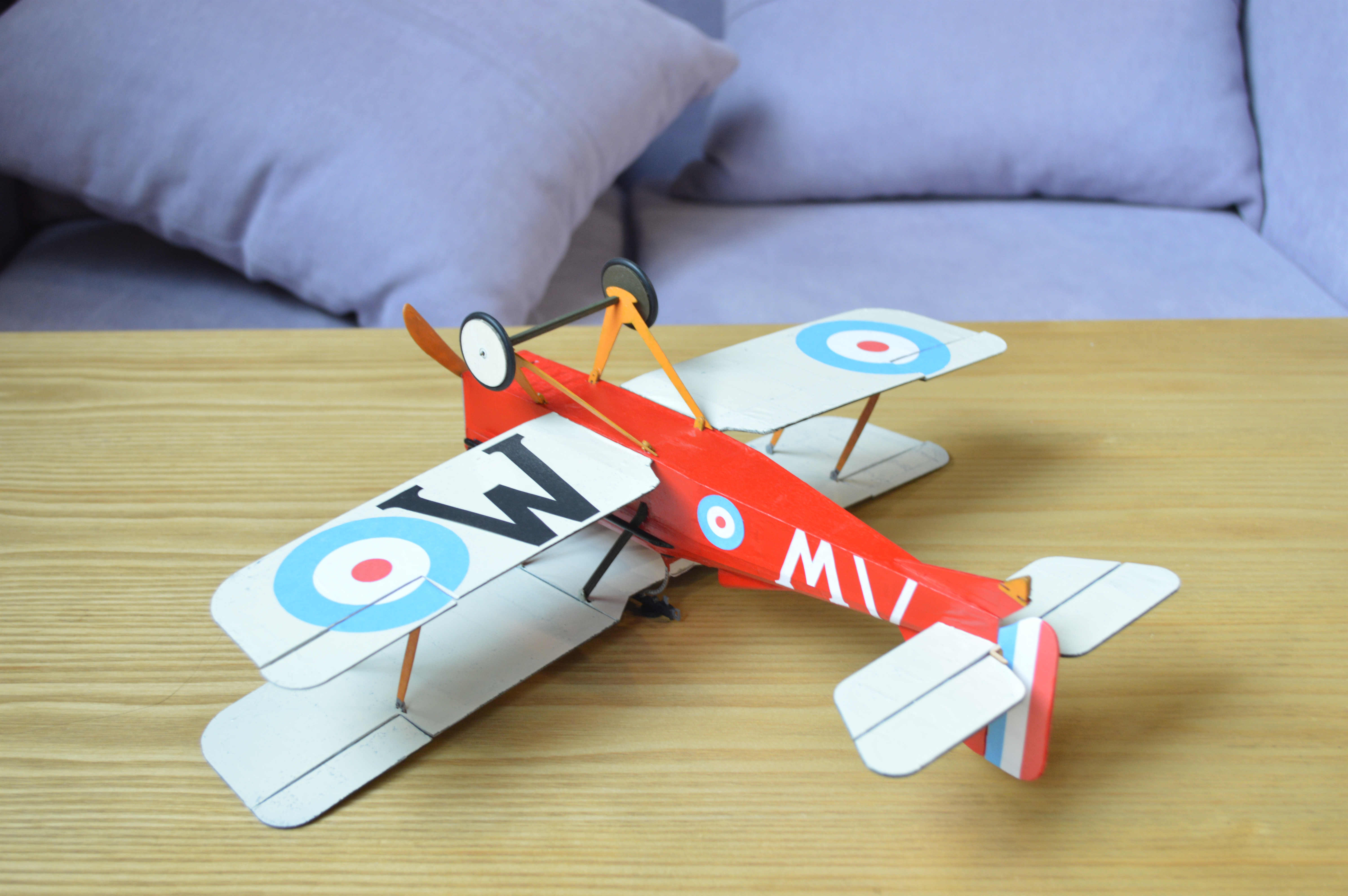 Tony-Rays-AeroModel-RAF-SE5a-480mm-Wingspan-Balsa-Wood-Laser-Cut-Biplane-RC-Airplane-Warbird-KIT-1798680-6