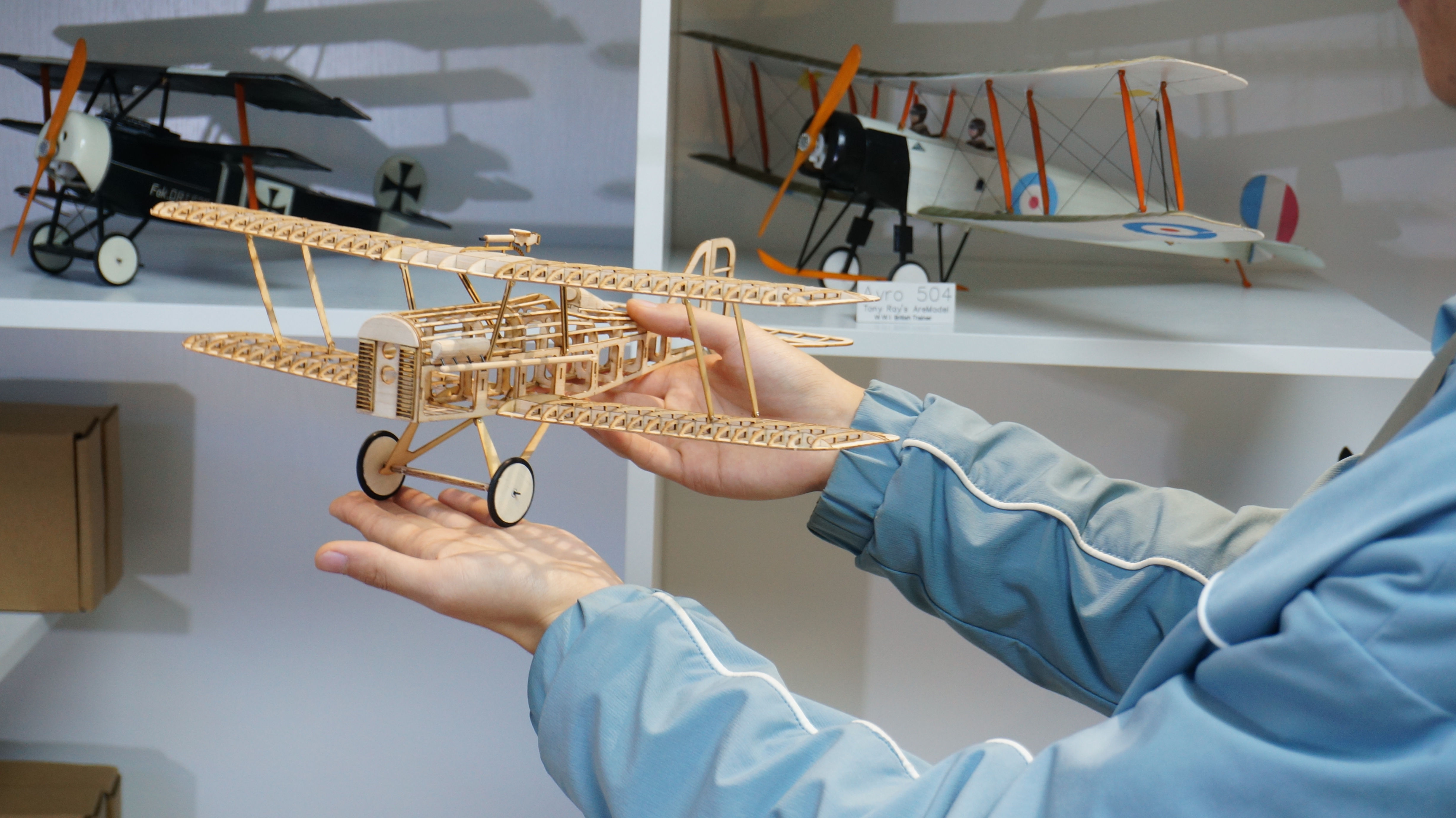 Tony-Rays-AeroModel-RAF-SE5a-480mm-Wingspan-Balsa-Wood-Laser-Cut-Biplane-RC-Airplane-Warbird-KIT-1798680-8