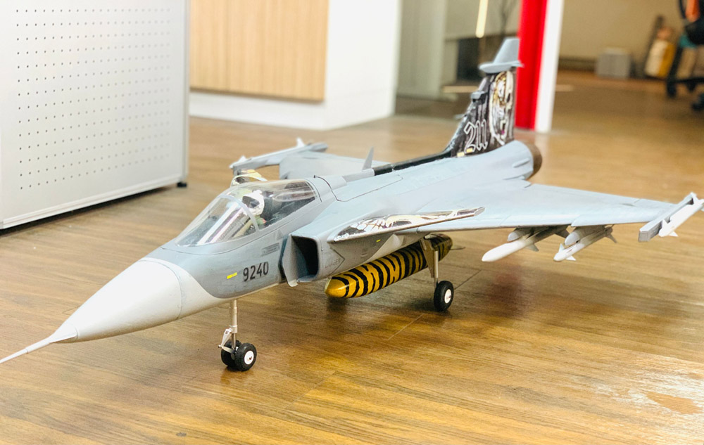 VOTIK-Gripen-JAS-39-AC-765mm-Wingspan-70mm-Ducted-Fan-EDF-Jet-EPO-Fighter-RC-Airplane-KITPNP-1859585-16