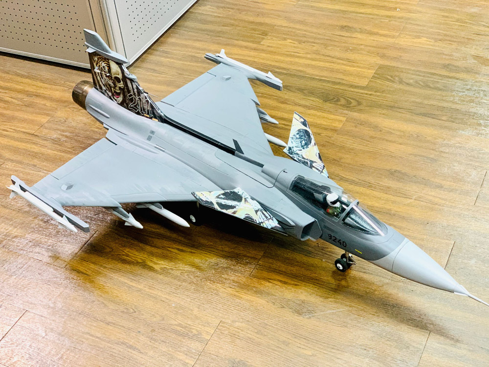 VOTIK-Gripen-JAS-39-AC-765mm-Wingspan-70mm-Ducted-Fan-EDF-Jet-EPO-Fighter-RC-Airplane-KITPNP-1859585-17