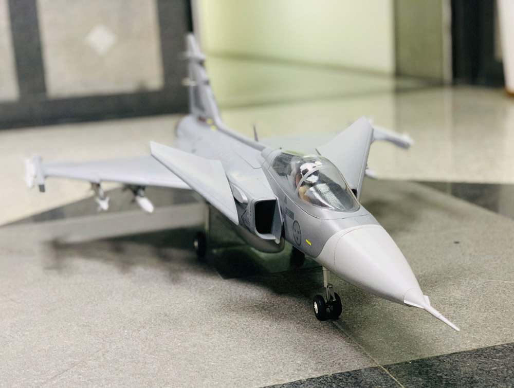 VOTIK-Gripen-JAS-39-AC-765mm-Wingspan-70mm-Ducted-Fan-EDF-Jet-EPO-Fighter-RC-Airplane-KITPNP-1859585-19