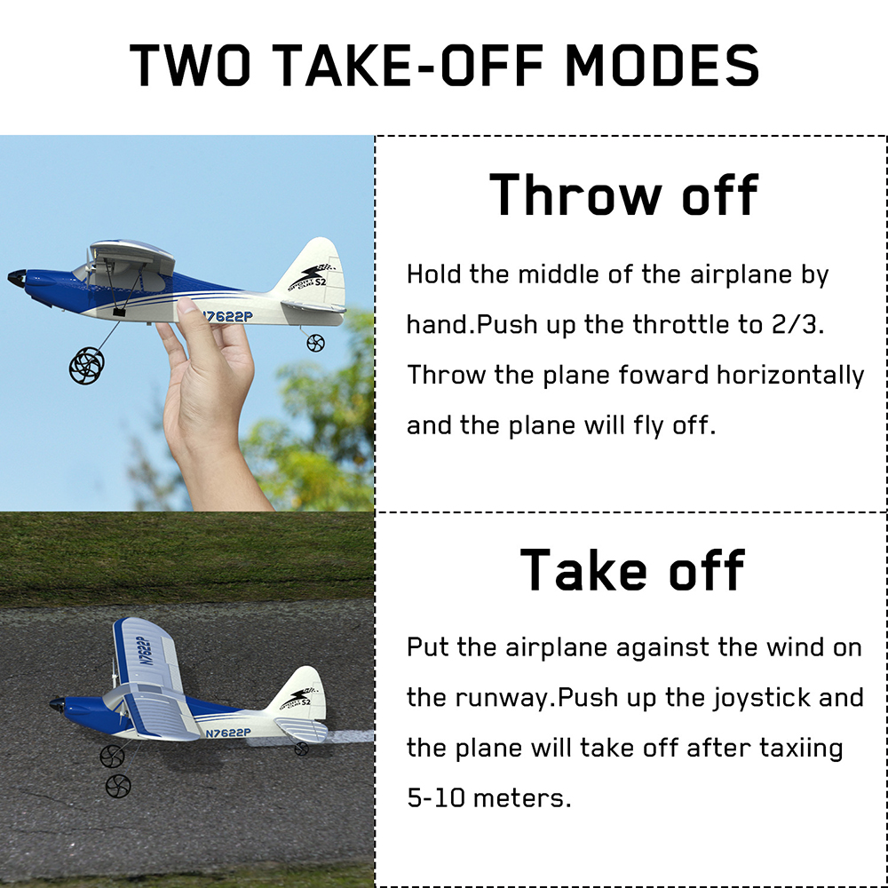 VolantexRC-Sport-Cub-762-2-400mm-Wingspan-24G-2CH-EPP-Mini-RC-Airplane-Trainer-RTF-With-Gyro-Stabili-1900977-2