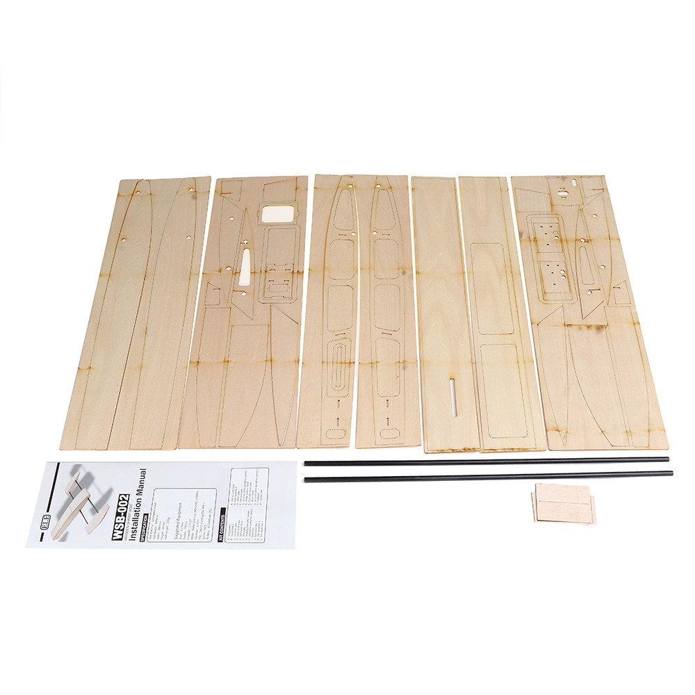 B061-B068-DIY-RC-Speed-Boat-Kit-Wooden-Sponson-Outrigger-Shrimp-Model-1814577