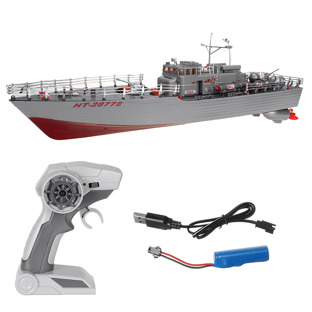 HT-1115-2877B-RTR-50cm-24G-4CH-RC-Boat-Vehicles-Dual-Motors-Millitary-Warship-Torpedo-LED-Lighting-M-1906160