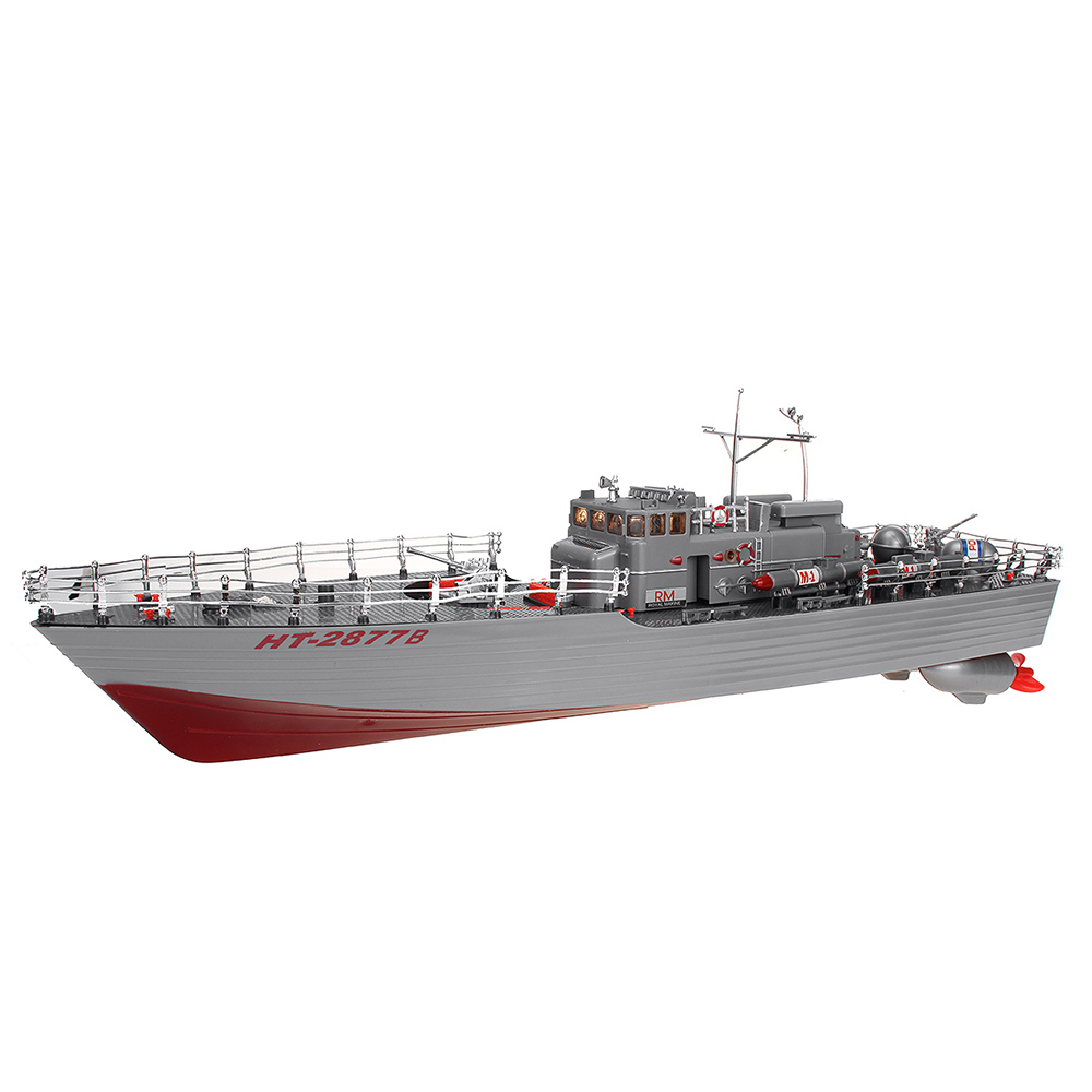 HT-1115-2877B-RTR-50cm-24G-4CH-RC-Boat-Vehicles-Dual-Motors-Millitary-Warship-Torpedo-LED-Lighting-M-1906160