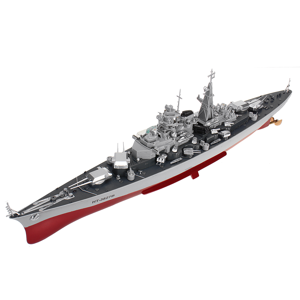 HT-1360-3827B-71cm-Warship-Rotable-Turret-Ship-24G-4CH-Wireless-RC-Boat-Vehicle-Models-1905077