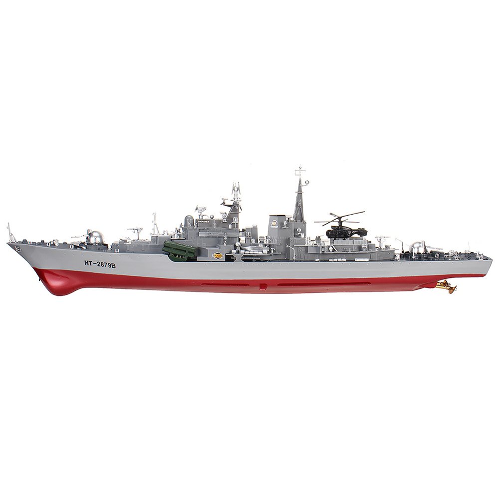 HT-2879B-1275-RTR-78cm-24G-4CH-RC-Boat-Vehicles-Millitary-Warship-Torpedo-LED-Lighting-Models-1910427