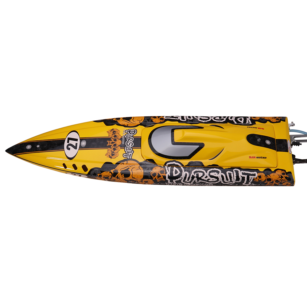 TFL-1106-Pursuit-Fiberglass-82cm-Brushless-RC-Boat-Anti-Capsize-120A-ESC-without-Servo-Transmitter-B-1687367