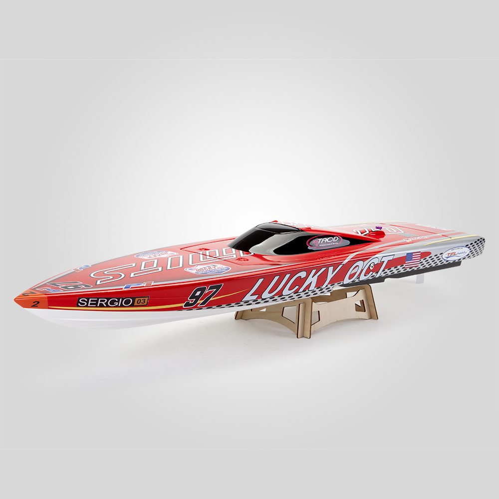 TFL-1126-880mm-Lucky-OCT-24G-120A-ESC-Brushless-RC-Boat-w-Water-Cooling-System-Without-Servo-TX-Batt-1328026